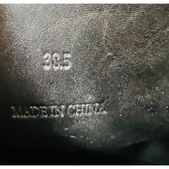 Rag and Bone Boots Womens 8.5 Black Distressed Leather Heeled Ankle Bootie Shoes - Picture 10 of 10